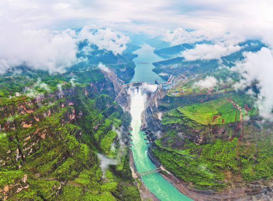 白鶴灘水電站 供圖 白鶴灘水電站 供圖