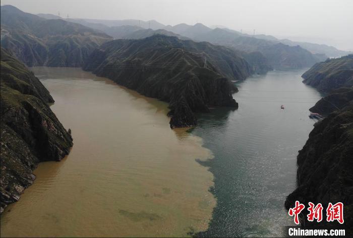 航拍黃河流域。(資料圖) 楊艷敏 攝 航拍黃河流域。(資料圖) 楊艷敏 攝