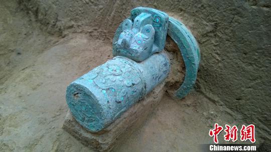 出土部分隨葬銅器 陜西省考古研究院 攝