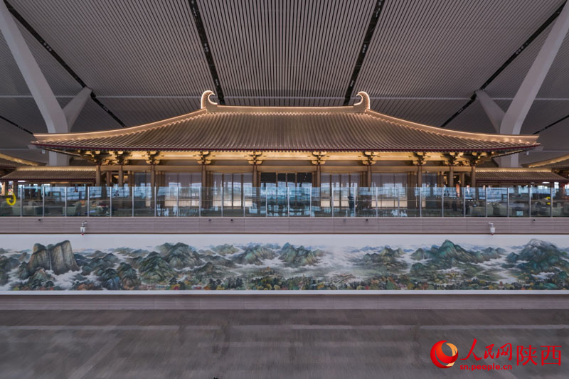 西部機(jī)場博物館外景。人民網(wǎng)記者 李志強(qiáng)攝