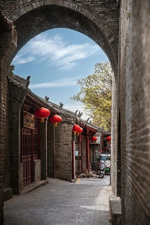 榆林古城街道院落。榆林市文旅局供圖