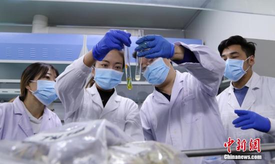 資料圖:青海省藏醫(yī)院藏藥制劑室工作人員對藥品成分進行檢測。<a target='_blank' >中新社</a>記者 馬銘言 攝 資料圖:青海省藏醫(yī)院藏藥制劑室工作人員對藥品成分進行檢測。<a target='_blank' >中新社</a>記者 馬銘言 攝