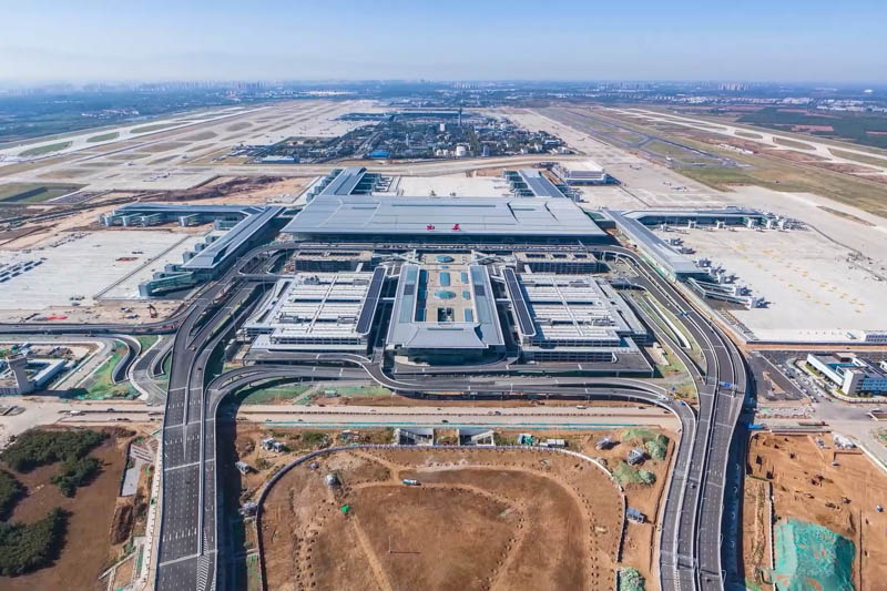 西安機(jī)場三期擴(kuò)建工程現(xiàn)場(建設(shè)單位供圖)