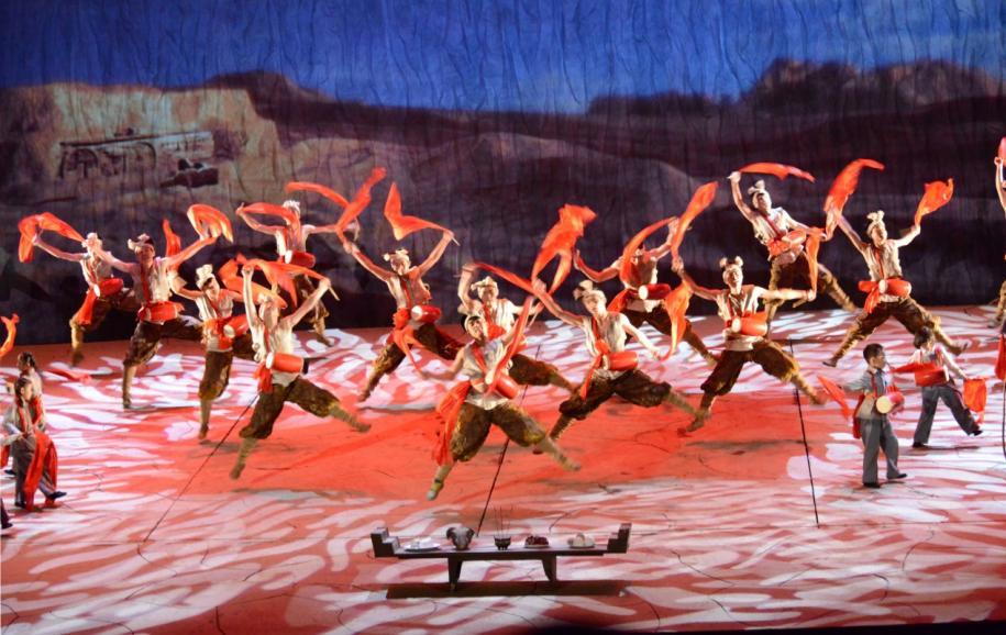 歌舞劇《延安保育院》演出現(xiàn)場